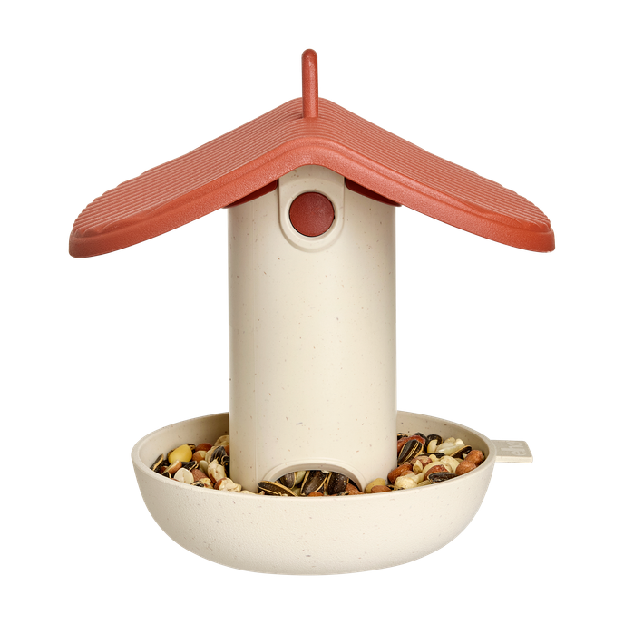 cosy feeder silo 18cm tuscan red